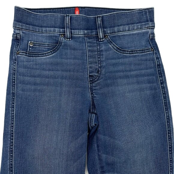 SPANX Kick Flare in Vintage Indigo Size Small Petite Pull-On Elastic Waist Jeans - Picture 5 of 11